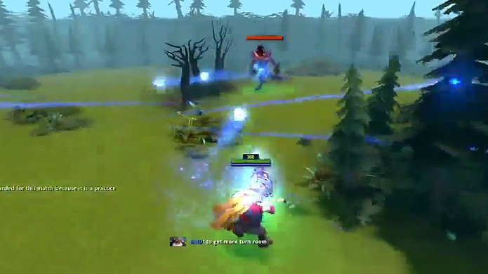 Modificação de DOTA 2 transforma o game em um jogo de tiro em terceira pessoa (Foto: Reprodução/YouTube)