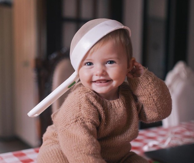 Maria, filha de Fernanda Lima e Rodrigo Hilbert (Foto: Reprodução/Instagram)