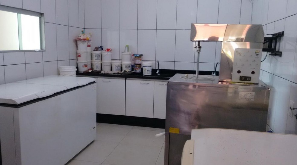 Sorveteria distribui sorvetes e picolés na cidade e em outros municípios (Foto: Anny Barbosa/G1)