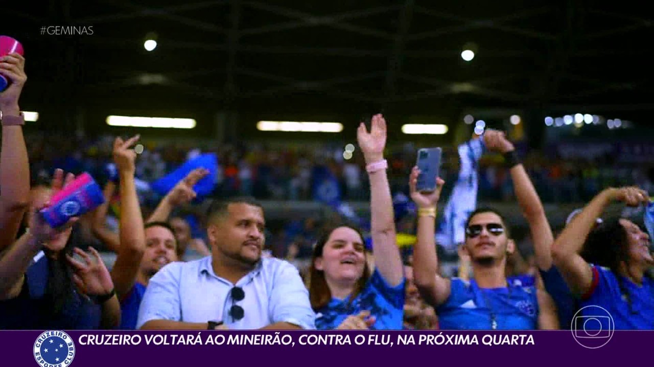 Cruzeiro retornará ao Mineirão contra o Fluminense, na próxima quarta-feira