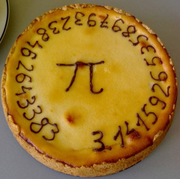 Torta feita pela Universidade Técnica de Delft no 'Dia do Pi' (Foto: Wikimedia Commons)