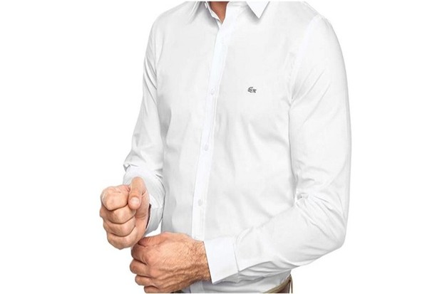 A Camisa Lacoste é feita de 100% algodão (Foto: Reprodução/Amazon)