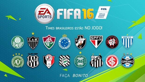 EA anuncia lista de times brasileiros presentes no FIFA 18