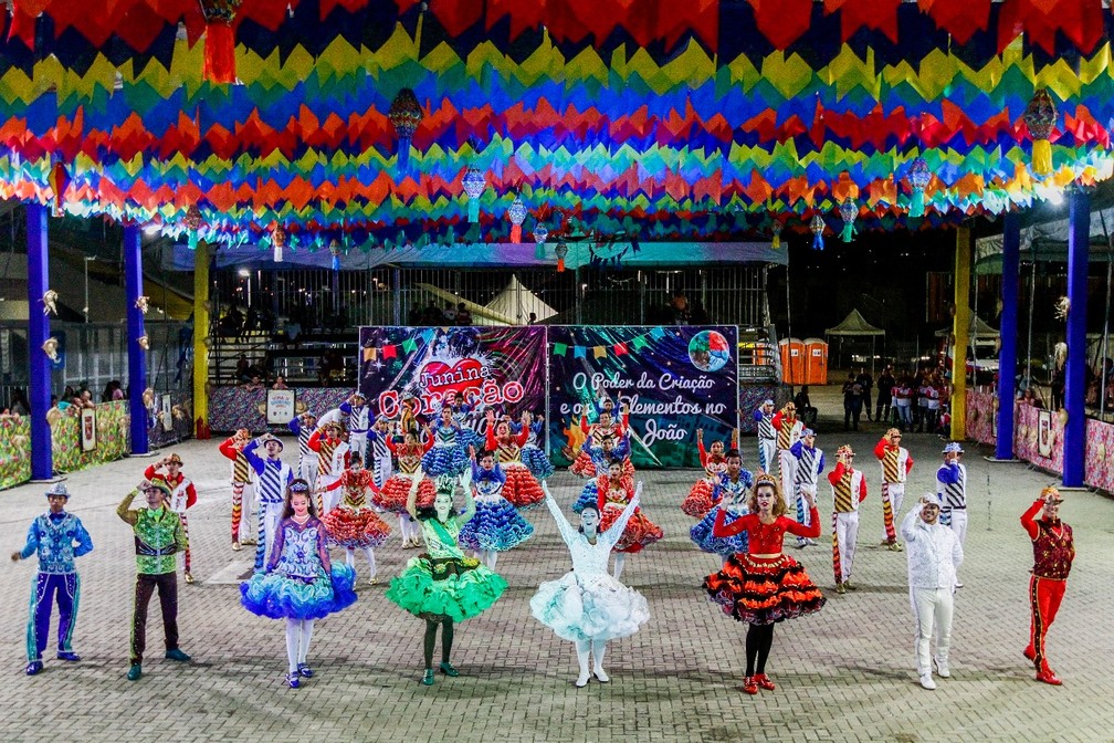 Festival de Quadrilhas Juninas de Natal acontece atÃ© o dia 24 de junho na Arena das Dunas  (Foto: RogÃ©rio Vital )