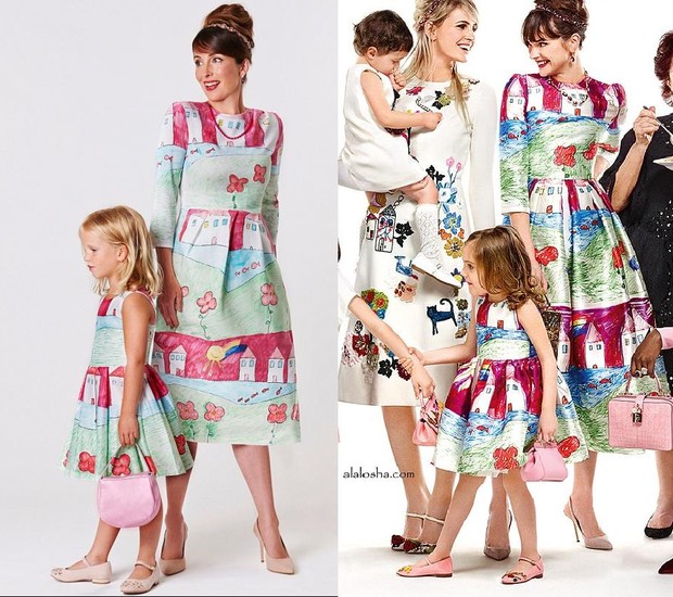 Vestidos custaram 68 libras enquanto modelos originais custam 2.300 (Foto: Reprodução Mail Online)
