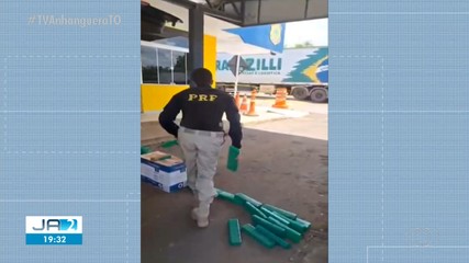 Quase 100kg de maconha são apreendidos pela PRF na BR-153