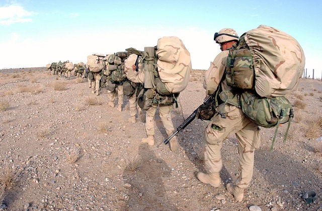 Militares americanos no Afeganistão, em 2001 (Foto: Wikipedia Commons)