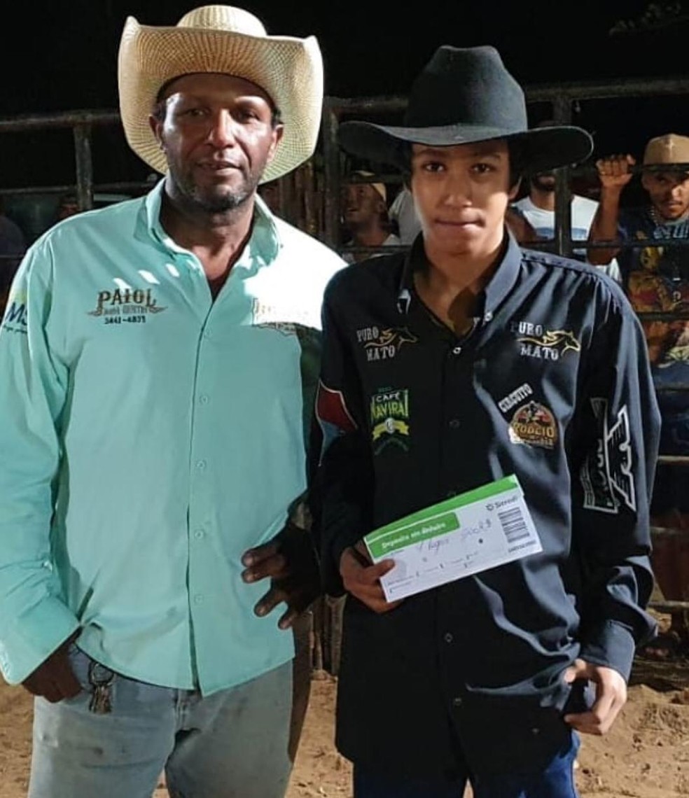 Ex-peão diz que o filho é quem está participando de competições agora — Foto: Redes Sociais/Reprodução