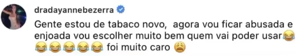 Dayanne Bezerra comemora cirurgia &iacute;ntima &mdash; Foto: Reprodu&ccedil;&atilde;o / Instagram