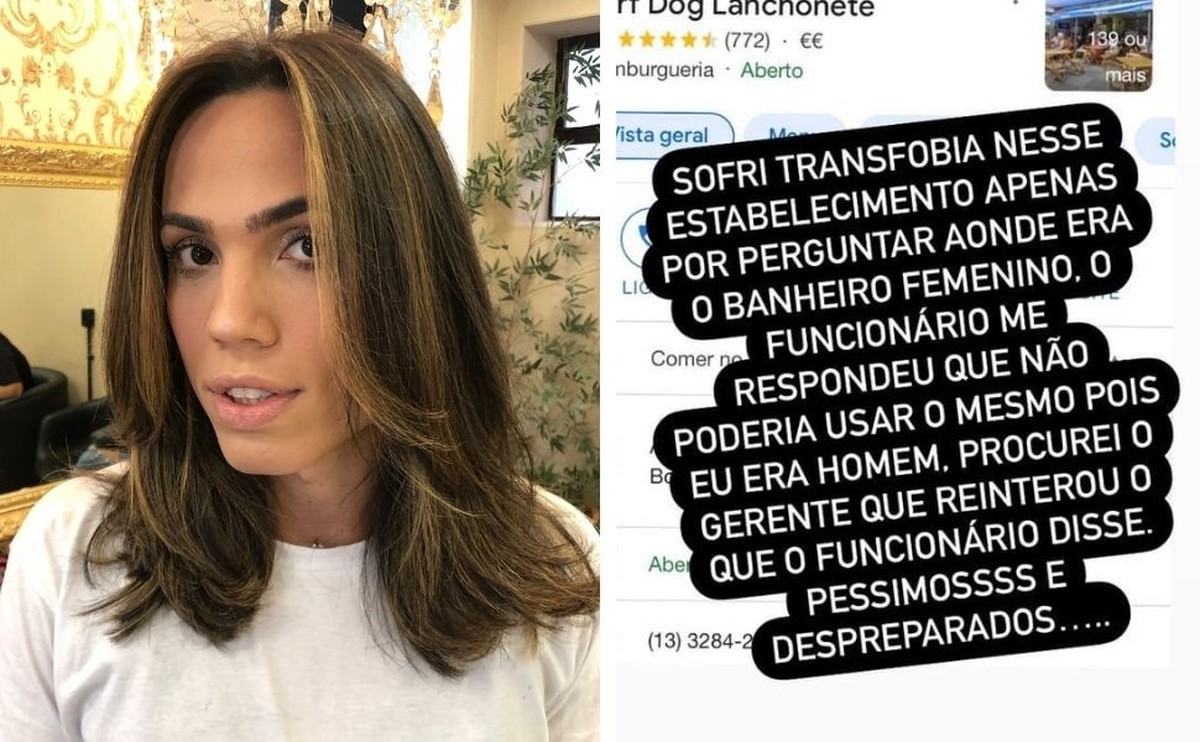 Jovem transexual é constrangida ao perguntar por banheiro feminino em restaurante: 'você não pode, é homem' - G1