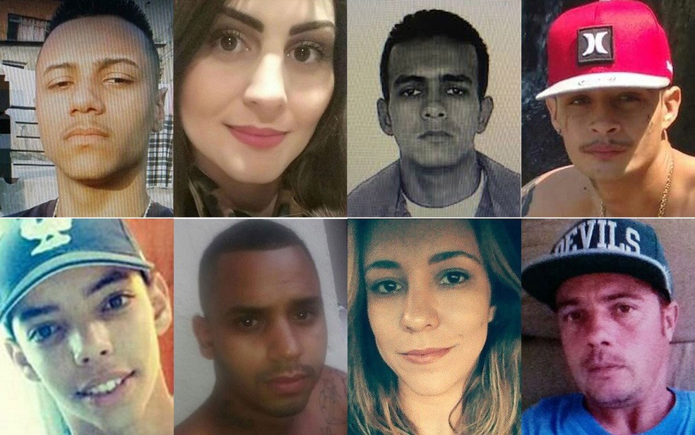 Vítimas de homicídios em SP (Foto: Divulgação/Arquivo Pessoal)