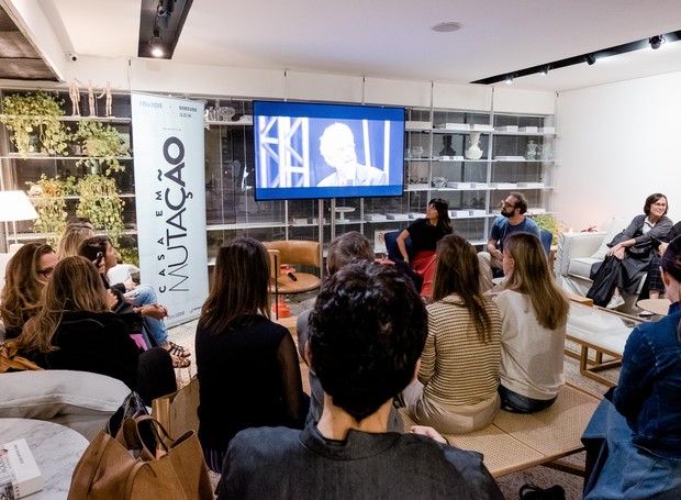 O segundo encontro do projeto Casa em Mutação, de Casa e Jardim e Samsung, aconteceu na loja Arquivo Contemporâneo, no Rio de Janeiro (Foto: Renato Wrobel/Divulgação)
