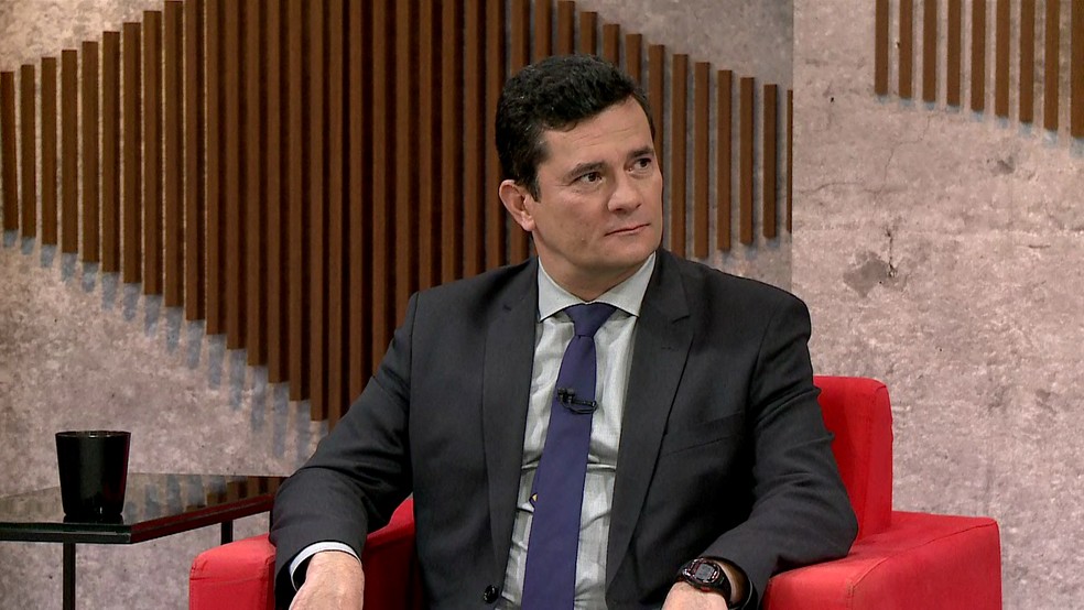 O ministro da Justiça, Sérgio Moro — Foto: Reprodução/GloboNews