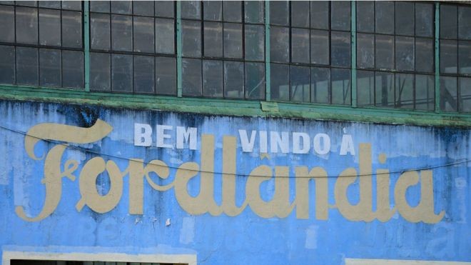 Ford em 1928: "Não vamos à América do Sul para ganhar dinheiro, mas ajudar a desenvolver essa terra maravilhosa e fértil" (Foto: Getty Images/BBC)