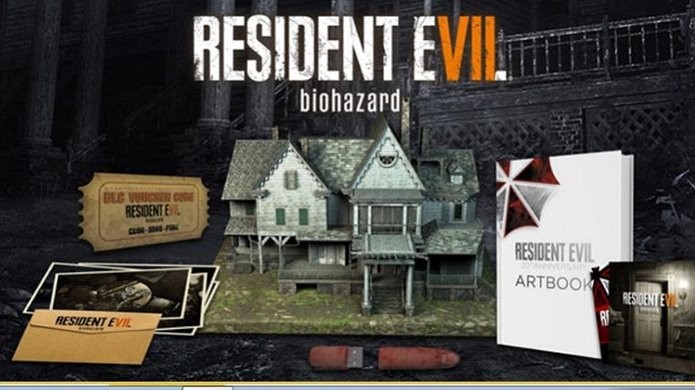 Edição especial de Resident Evil 7 não tem o jogo, mas traz uma série de itens para colecionador (Foto: Divulgação)