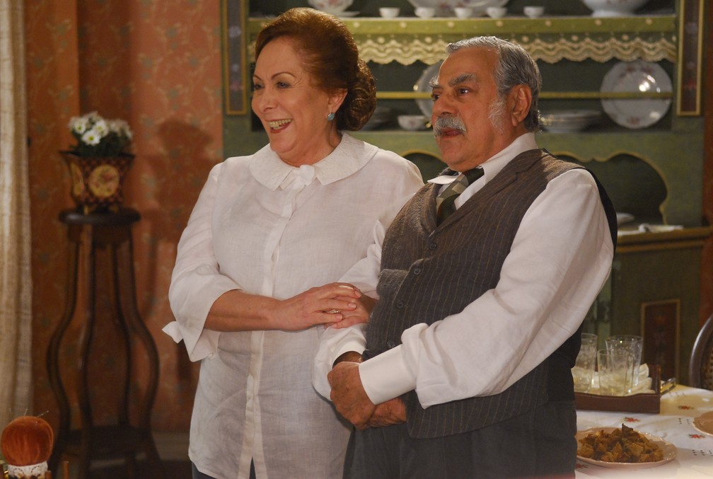 Aracy Balabanian e Isaac Bardavid em 'Eterna Magia', de 2007  — Foto: Renato Rocha Miranda/TV Globo