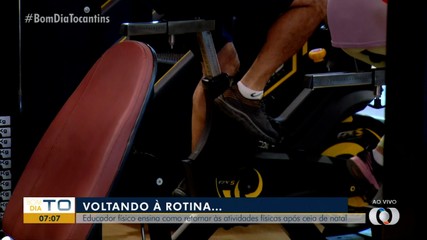 Educador físico dá dicas para voltar à rotina de treinos após a ceia de Natal