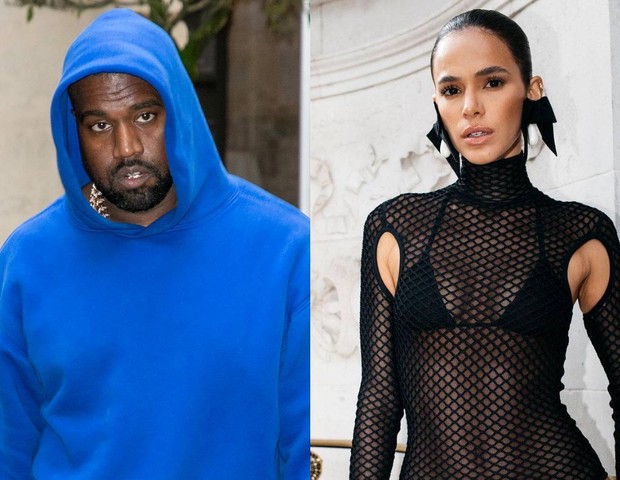 Kanye West reposta fotos de Bruna Marquezine (Foto: Getty Images // Reprodução/Instagram)