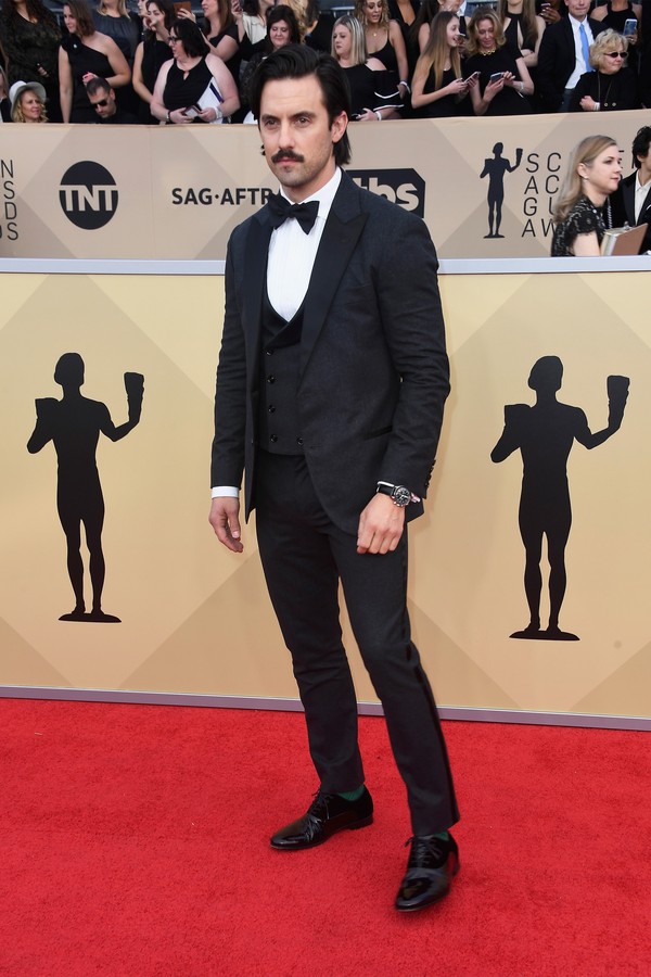 LOS ANGELES, CA - JANUARY 21:  Actor Milo Ventimiglia attends the 24th Annual Screen Actors Guild Awards at The Shrine Auditorium on January 21, 2018 in Los Angeles, California.  (Photo by Frazer Harrison/Getty Images) (Foto: Getty Images)