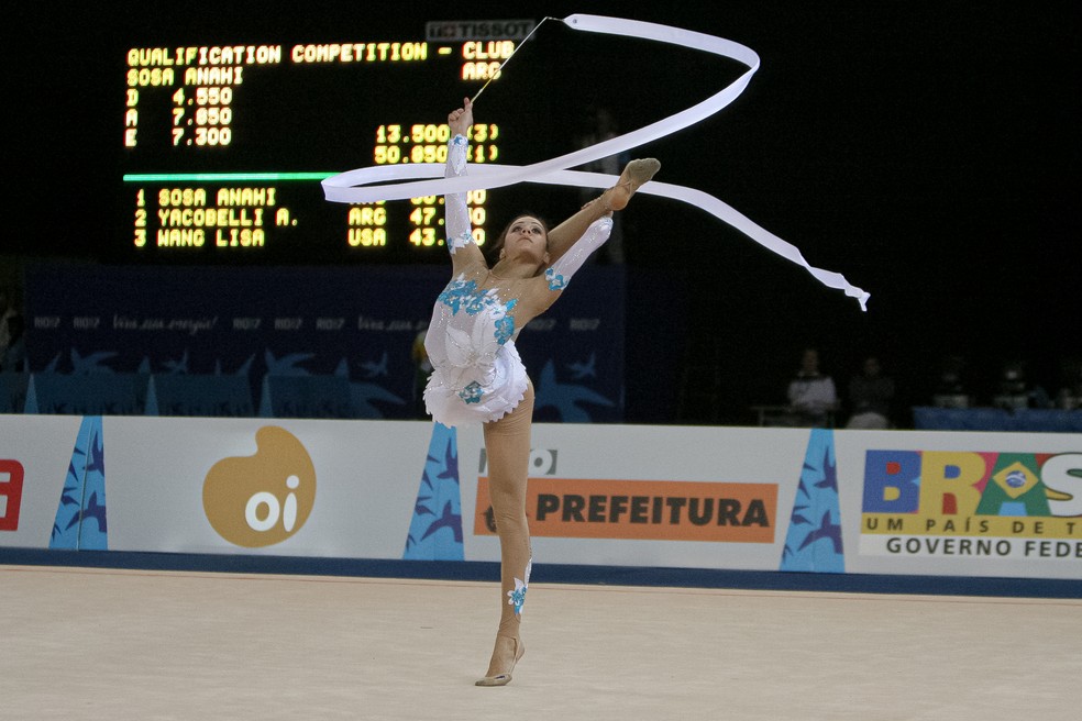 Ginasta foi medalhista no Panamericano do Rio de Janeiro, em 2007 — Foto: Ricardo Bufolin/Panamerica Press/CBG