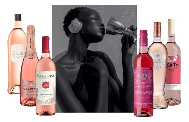 10 vinhos rosé para terminar bem a semana (Foto: Reprodução e Arquivo Vogue/ Zee Nunes)