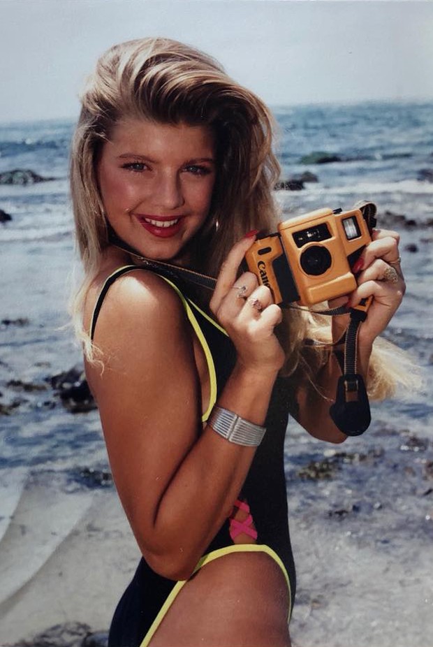 Fergie aos 15 anos (Foto: Reprodução/Instagram)