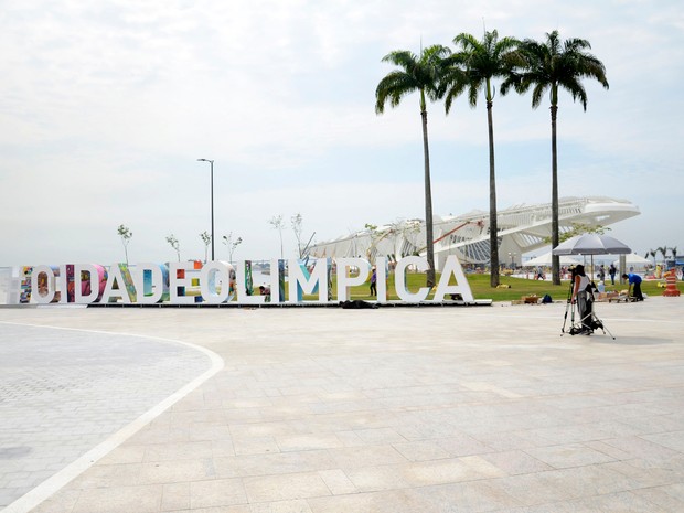 Praça Mauá terá letreiro de 25 metros com &#39;Cidade Olímpica&#39; escrito (Foto: Alexandre Macieira/Riotur)