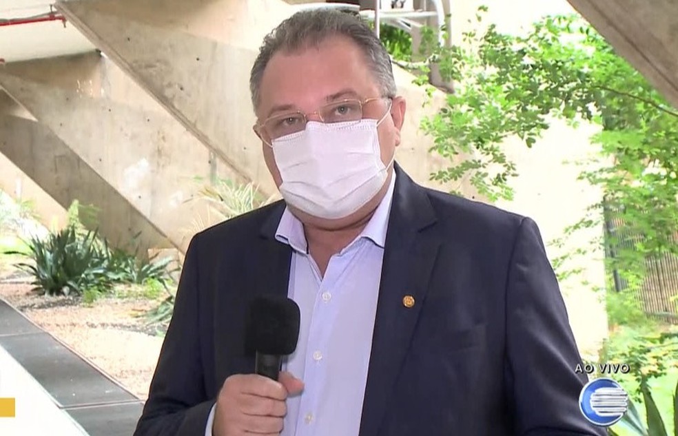 Secretário Estadual de Saúde do Piauí, Florentino Neto — Foto: Reprodução/TV Clube