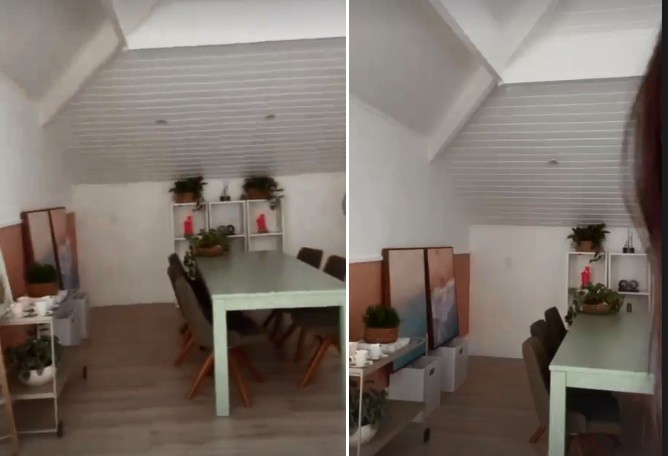Estúdio da casa de Juliette ganhou decoração clean  — Foto: Reprodução/Instagram