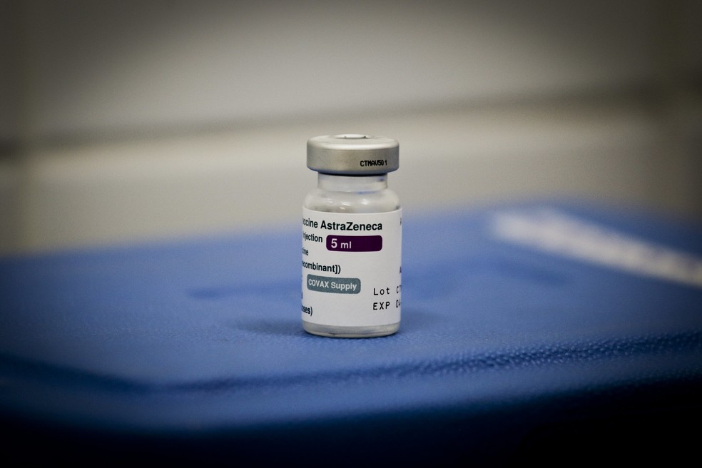 Vacina da AstraZeneca no Distrito Federal — Foto: Breno Esaki/Agência Saúde DF