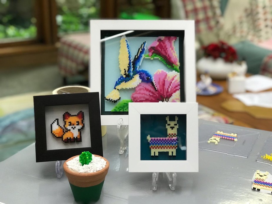 Pixel Art Baixe O Molde E Faca Um Quadro Com Uma Lhama Para Decorar Sua Casa E De Casa Gshow