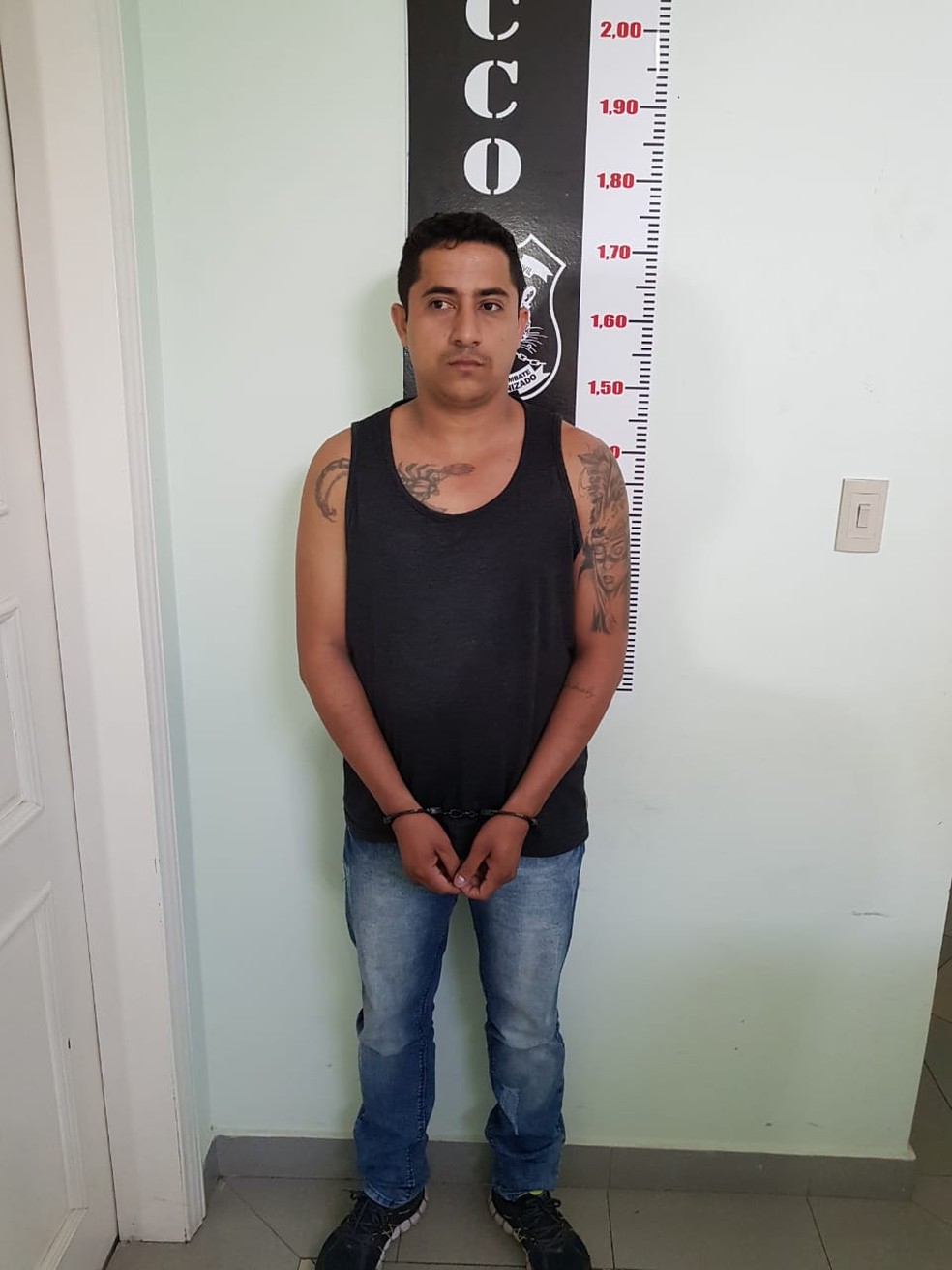 Rafael Dhiego Gorget Camargo foi preso (Foto: Polícia Civil-MT/ Assessoria)