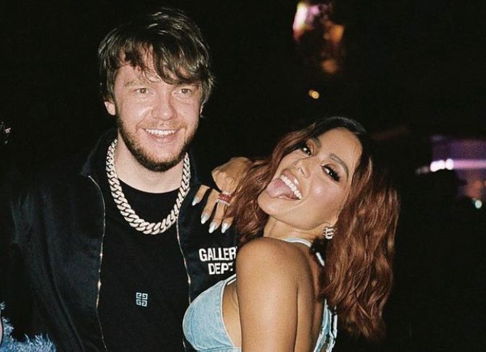 Anitta e o namorado Murda Beatz — Foto: Reprodução/Instagram