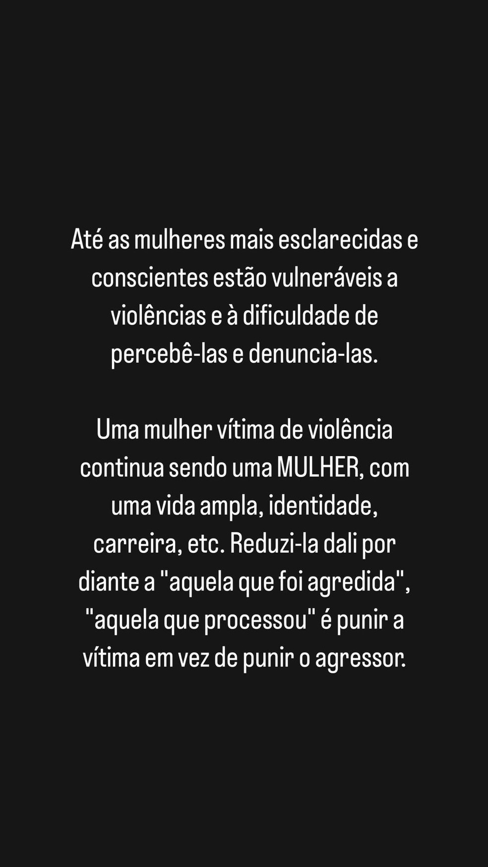 Titi M&uuml;ller se pronuncia ap&oacute;s processo &mdash; Foto: Reprodu&ccedil;&atilde;o/Instagram