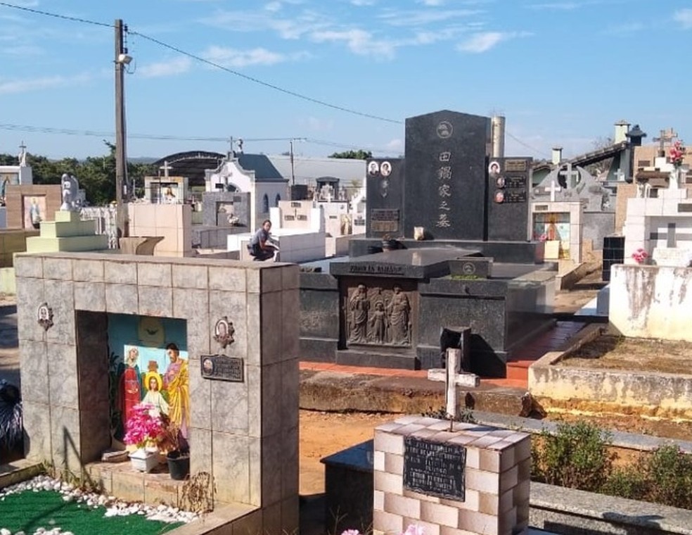 Homem invade cemitério e faz coveiro refém em Pilar do Sul — Foto: Arquivo Pessoal 