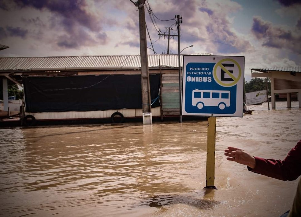 Com 3,2 mil pessoas atingidas pela enchente de rio, Feijó declara situação de emergência  — Foto: Juan Diaz/Arquivo pessoal