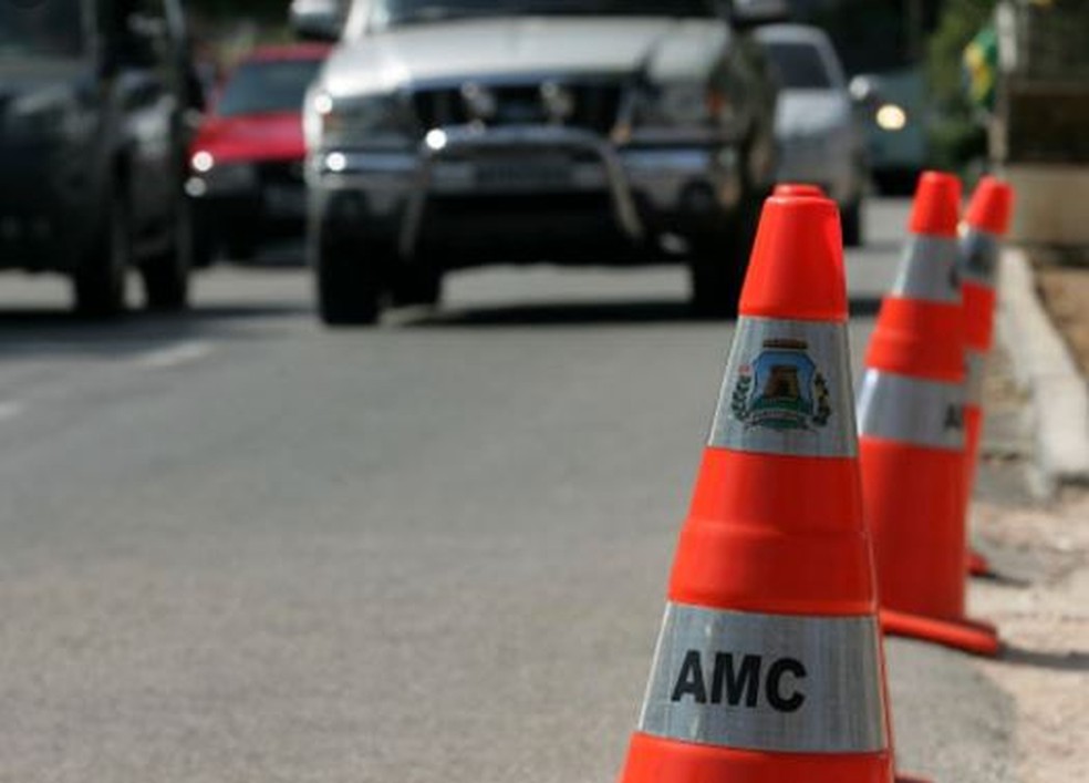 Trânsito em Fortaleza monitorado pela AMC terá o apoio da PRE.  — Foto: Agência Diário