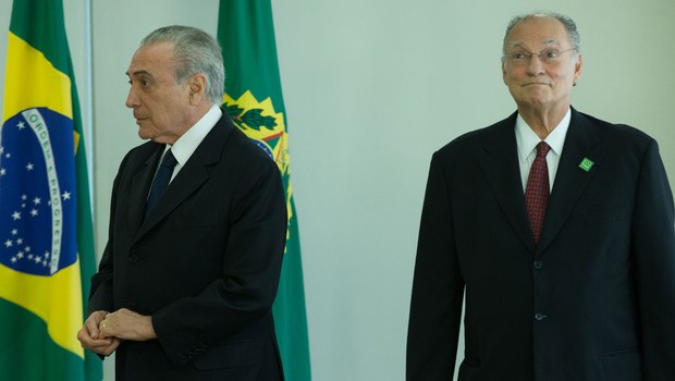 Roberto Freire (PPS) toma posse como ministro da Cultura com presença de Michel Temer (Foto: Lula Marques/Agência PT)