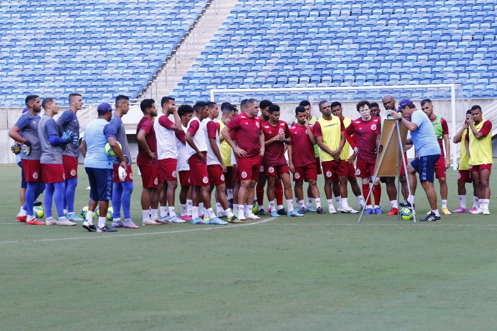 América-RN treina na Arena das Dunas — Foto: Canindé Pereira/América FC