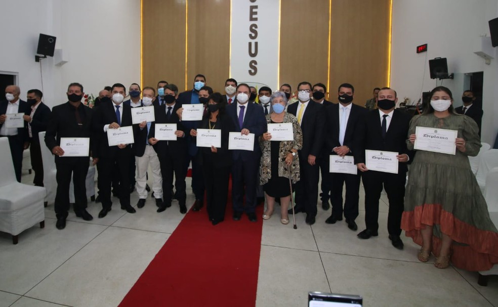 Prefeito de Arapiraca e 19 vereadores são diplomados nessa quinta-feira  — Foto: Ascom