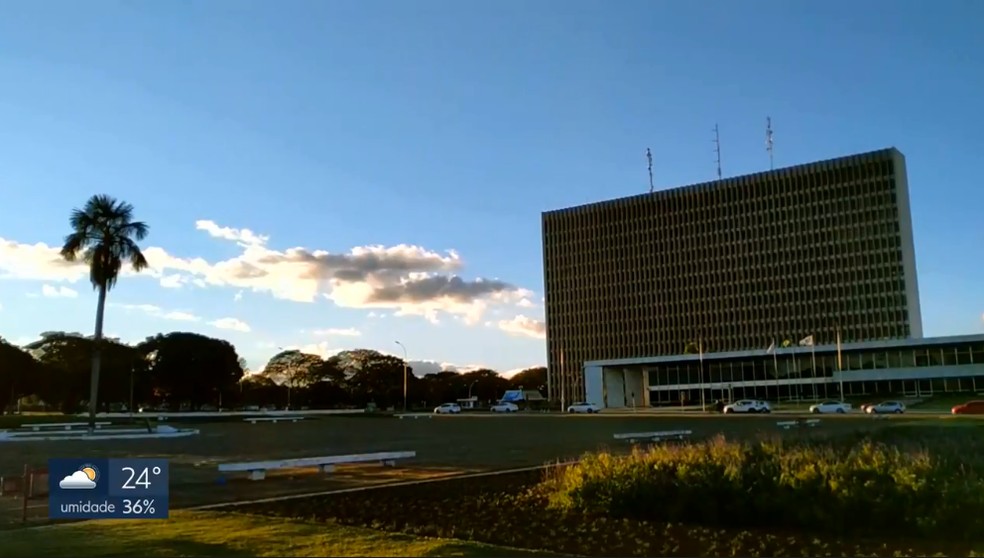 Palácio do Buriti, em Brasília. — Foto: TV Globo/Reprodução
