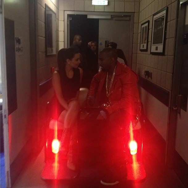 Kim e Kanye juntos. (Foto: Instagram)