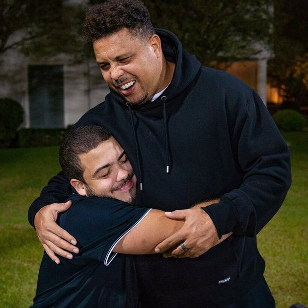 Ronald e o pai, Ronaldo Nazário (Foto: Reprodução/Instagram)