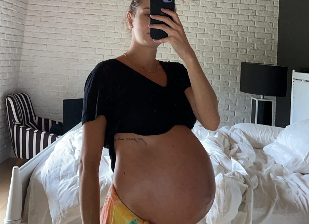 Isa Scherer está na reta final da gravidez de Mel e Bento (Foto: Reprodução / Instagram)