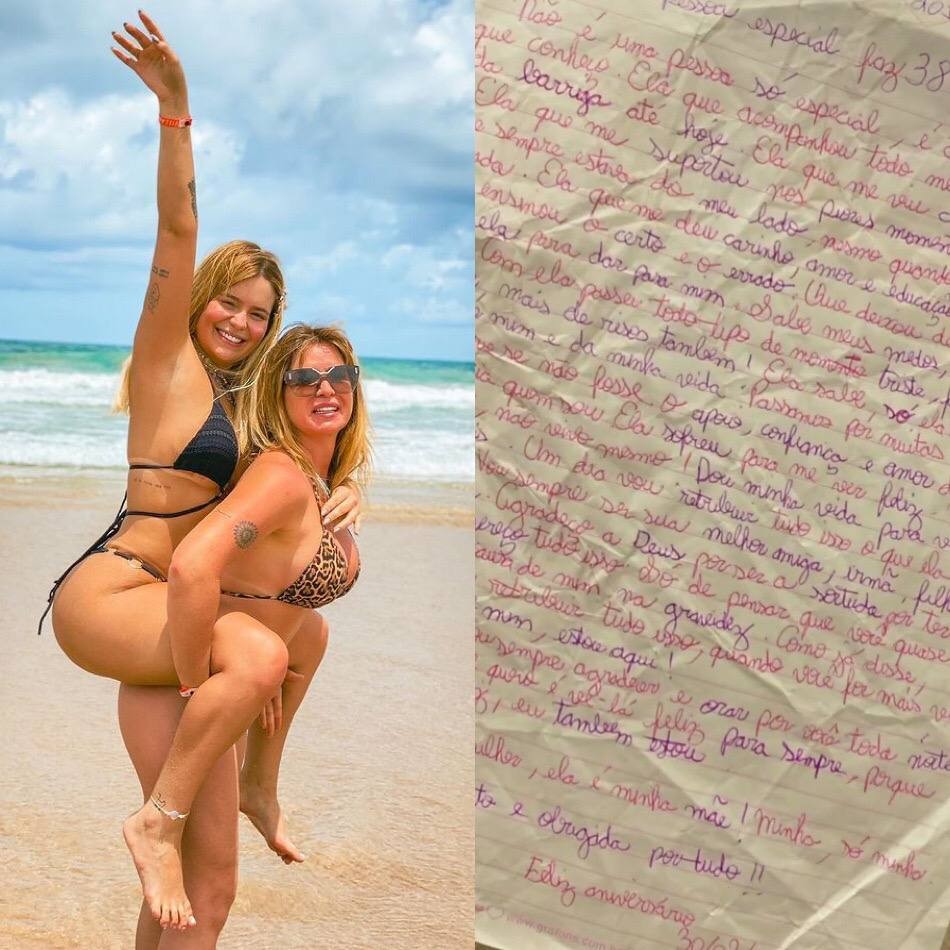 Mãe de Viih Tube se emociona ao ler carta da filha escrita aos 13 anos (Foto: Reprodução / Instagram)