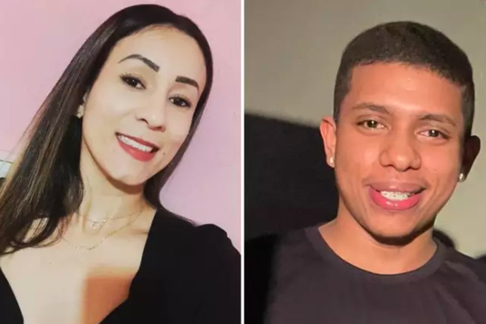 Erica Fernanda Pereira Santos, de 28 anos, e João Maqueverson da Silva, de 23 anos. — Foto: Reprodução