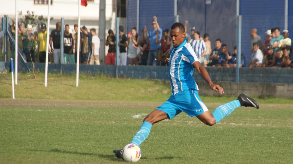 Gabriel Magalhes em ao pelo Ava no comeo da carreira  Foto: Arquivo pessoal