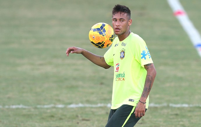 Neymar, Treino Brasil (Foto: Bruno Domingos / Mowa press)