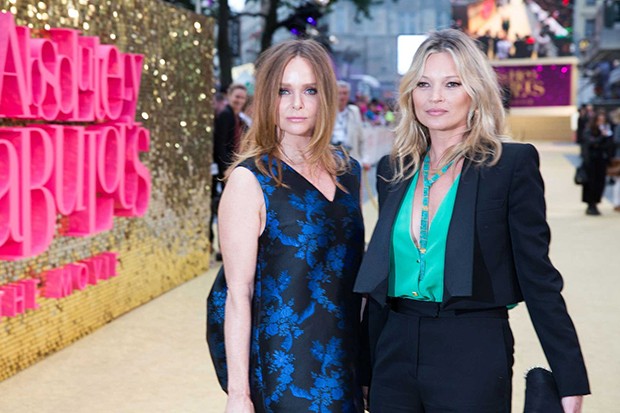 Stella McCartney and Kate Moss at the London premiere of the Ab Fab movie (Foto: 20th Century Fox)