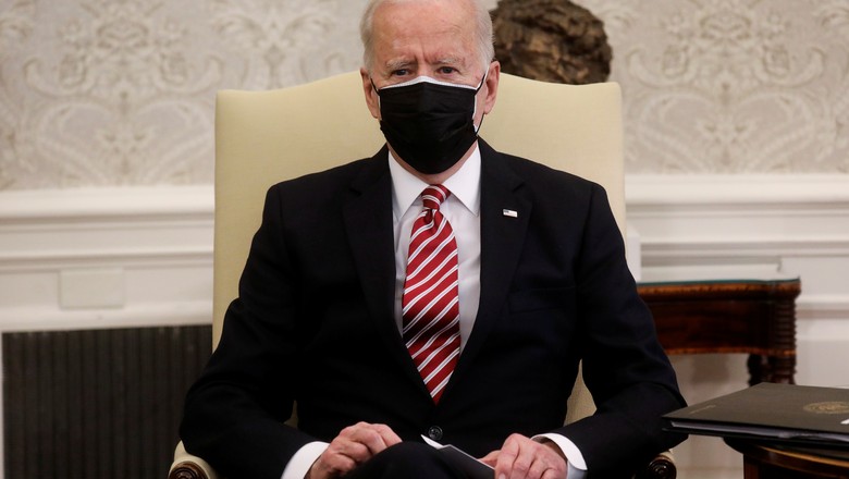 Presidente dos EUA, Joe Biden, na Casa Branca 17/02/2021 (Foto: Leah Millis/Reuters)